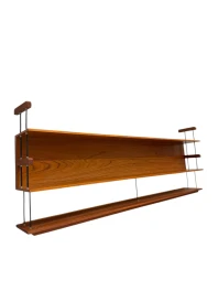 Mid-Century Modern Wall Mounted Shelf by Walter Wirtz for Wilhelm Renz, 1960s